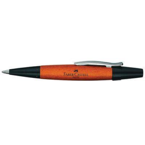 FABER CASTELL SFERA E-MOTION WOOD PENNA A SFERA A SCATTO PUNTA TONDA 1mm CON REFILL MAGNUM